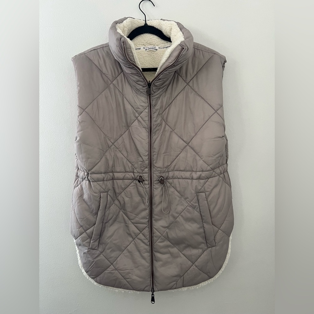 Free People Movement Venture On Reversible Puffer Vest NWT